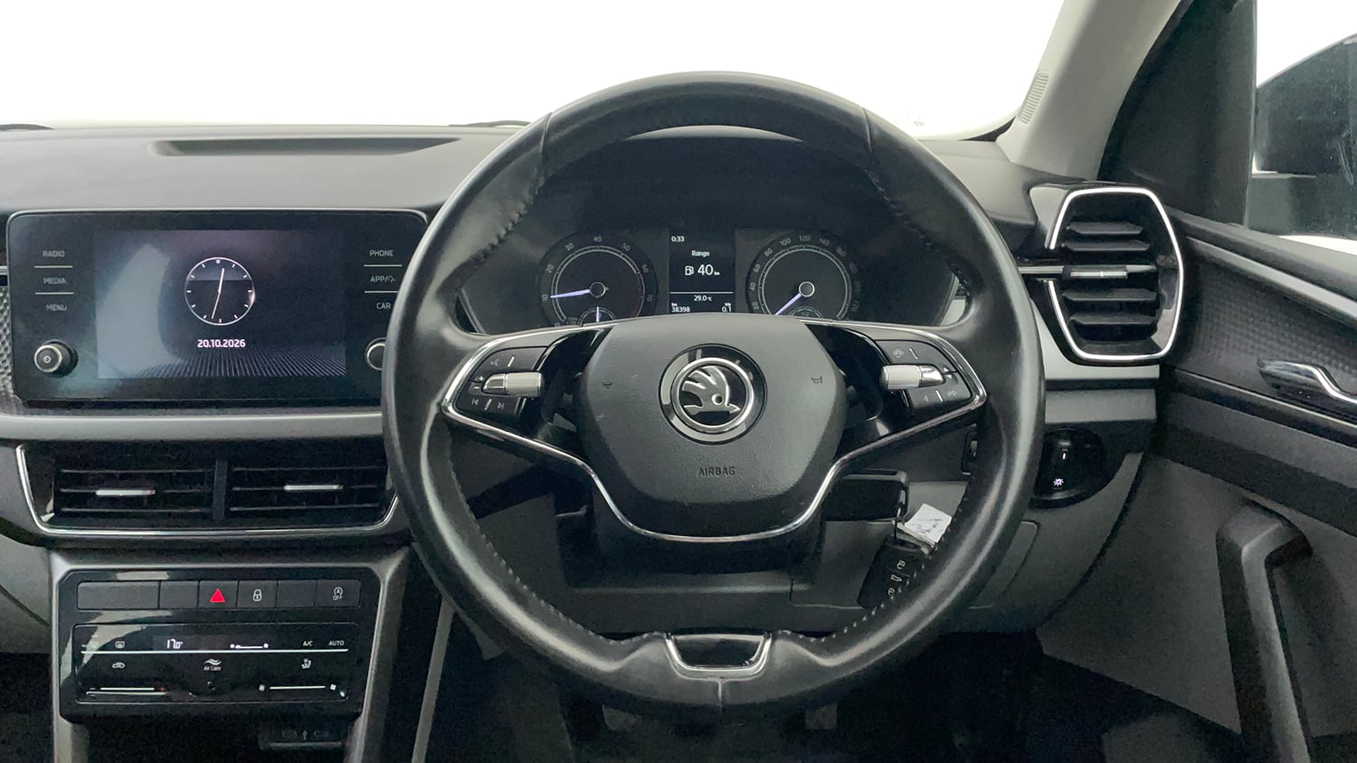 Used 2023 Skoda Kushaq Ambition 1.0L TSI MT Petrol Manual interior STEERING VIEW