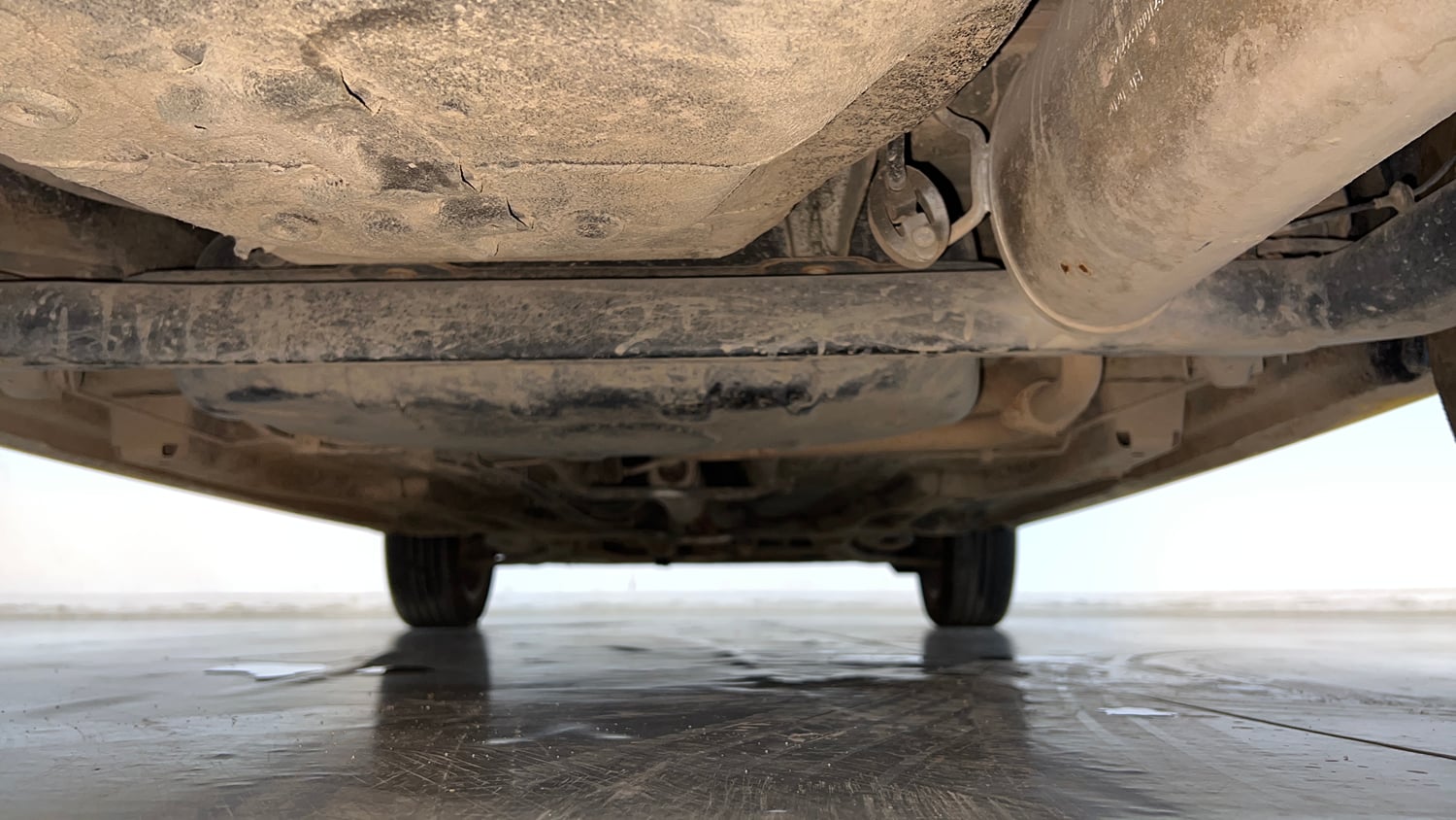 Used 2020 Tata Tiago XZA Plus Petrol Automatic extra REAR UNDERBODY VIEW (TAKEN FROM REAR)