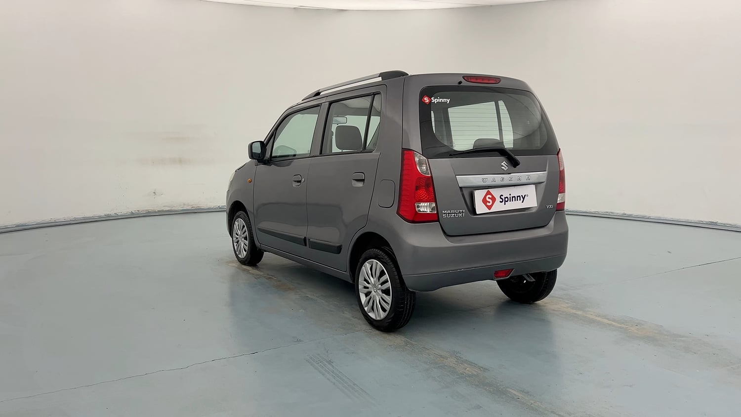 Used 2015 Maruti Suzuki Wagon R VXI Petrol Manual exterior LEFT REAR CORNER VIEW