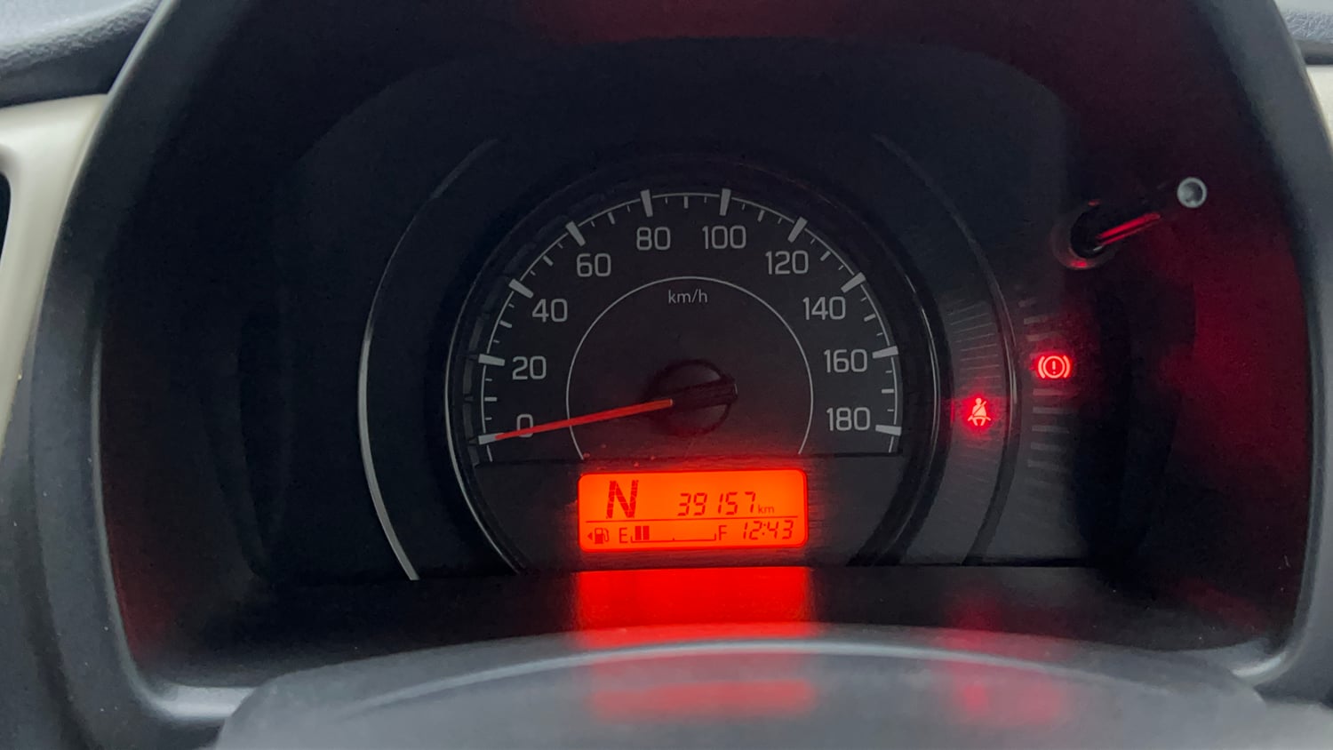 Used 2019 Maruti Suzuki Wagon R VXi (O) 1.2 AMT Petrol Automatic interior CLUSTERMETER VIEW