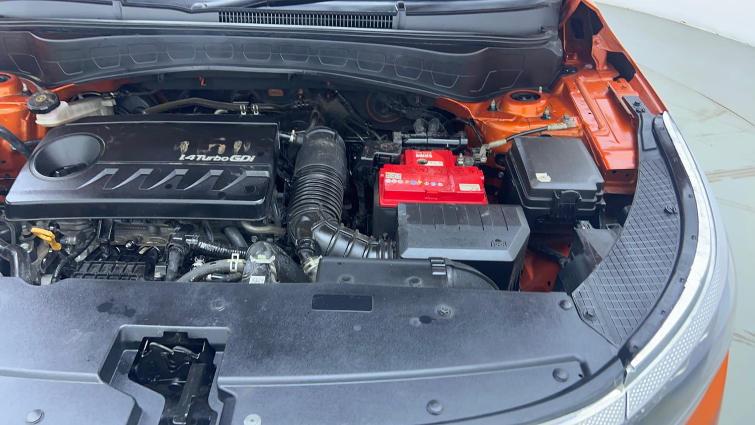 Used 2020 Kia Seltos GTX Plus 1.4 Petrol Manual engine ENGINE LEFT SIDE VIEW