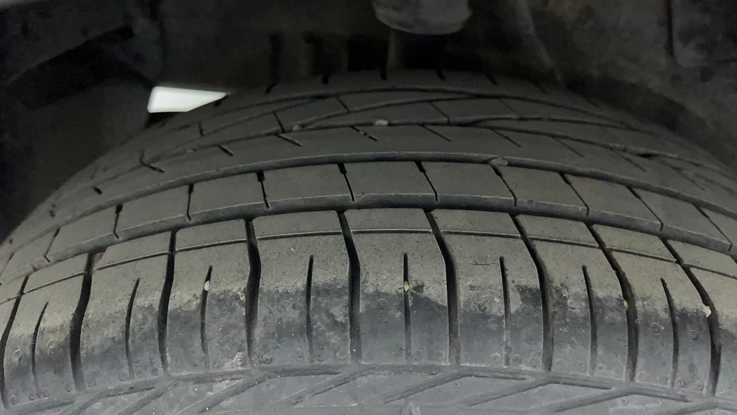 Used 2022 Tata Nexon XZA Plus (Premium) Diesel Jet Diesel Automatic tyres RIGHT REAR TYRE TREAD VIEW