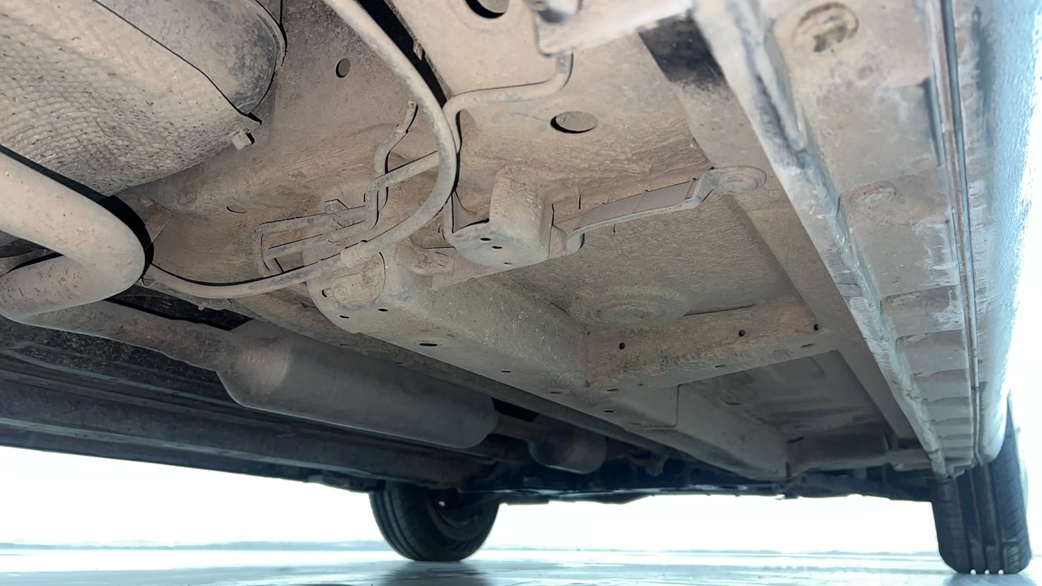 Used 2015 Maruti Suzuki Swift Dzire VXI Petrol Manual extra REAR RIGHT UNDERBODY VIEW