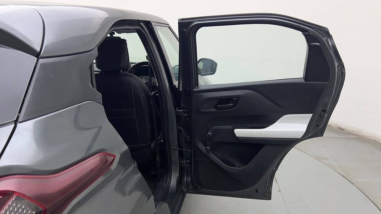Used 2023 Tata Punch Pure MT Petrol Manual interior RIGHT REAR DOOR OPEN VIEW