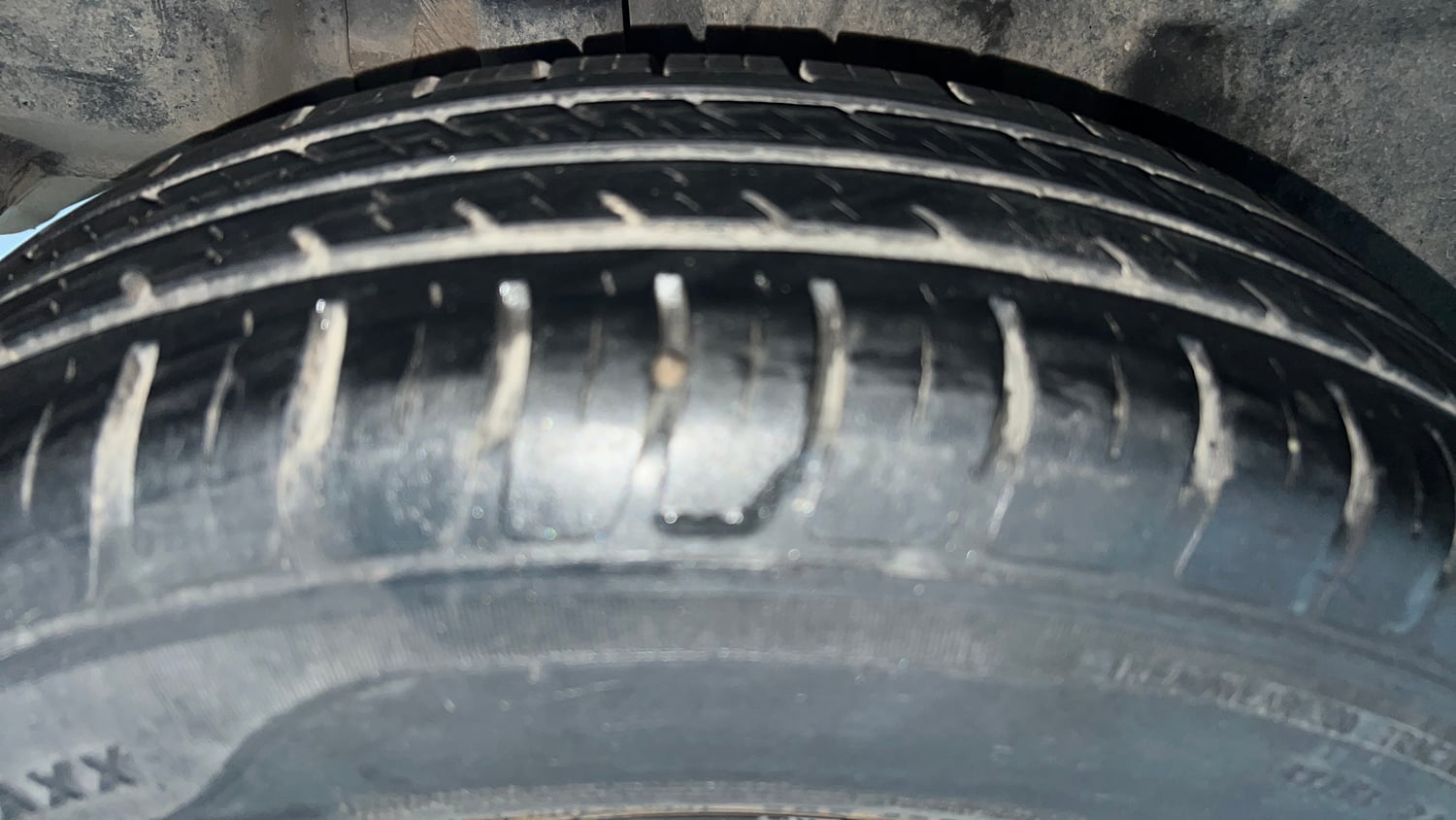 Used 2021 Maruti Suzuki Swift LXi Petrol Manual tyres RIGHT REAR TYRE TREAD VIEW