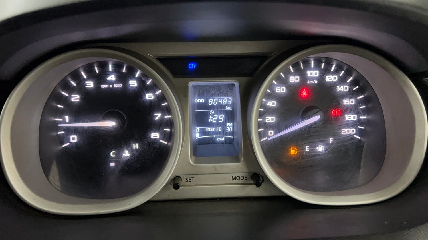 Used 2017 Tata Tigor Revotron XZ (O) Petrol Manual interior CLUSTERMETER VIEW