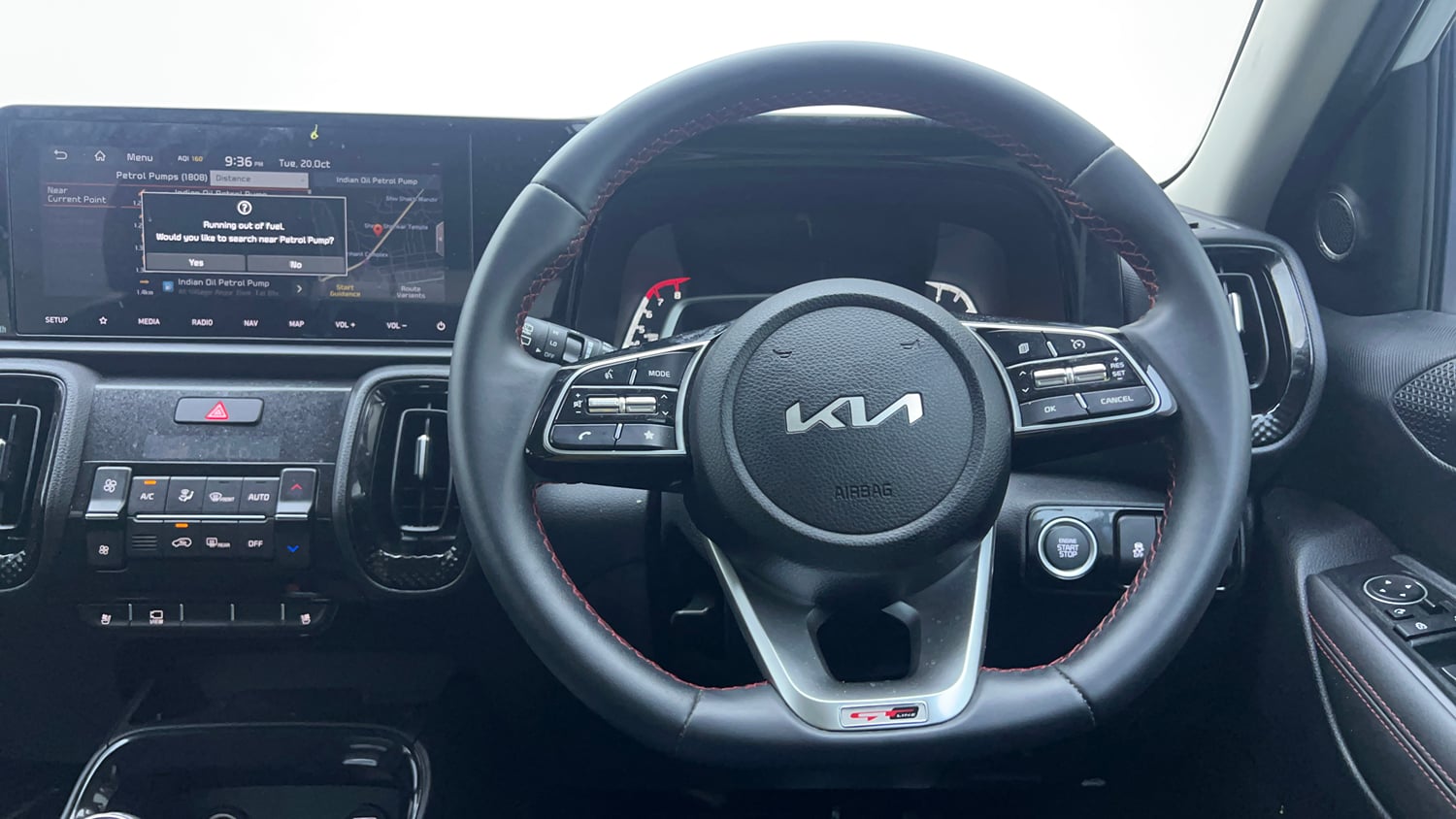 Used 2022 Kia Sonet GTX Plus 1.0 iMT Petrol Manual interior STEERING VIEW