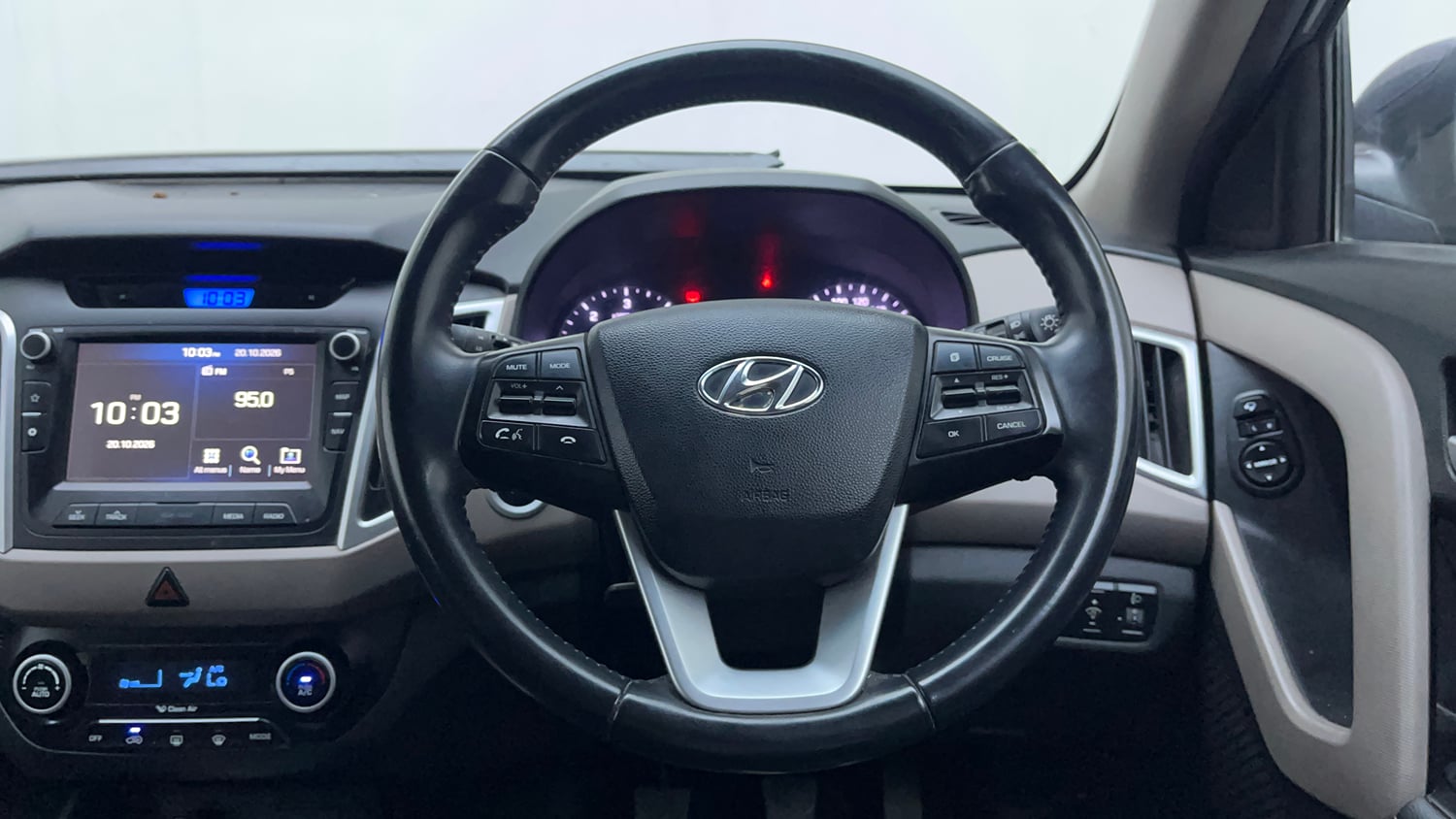 Used 2018 Hyundai Creta SX 1.6 CRDI (O) Diesel Manual interior STEERING VIEW
