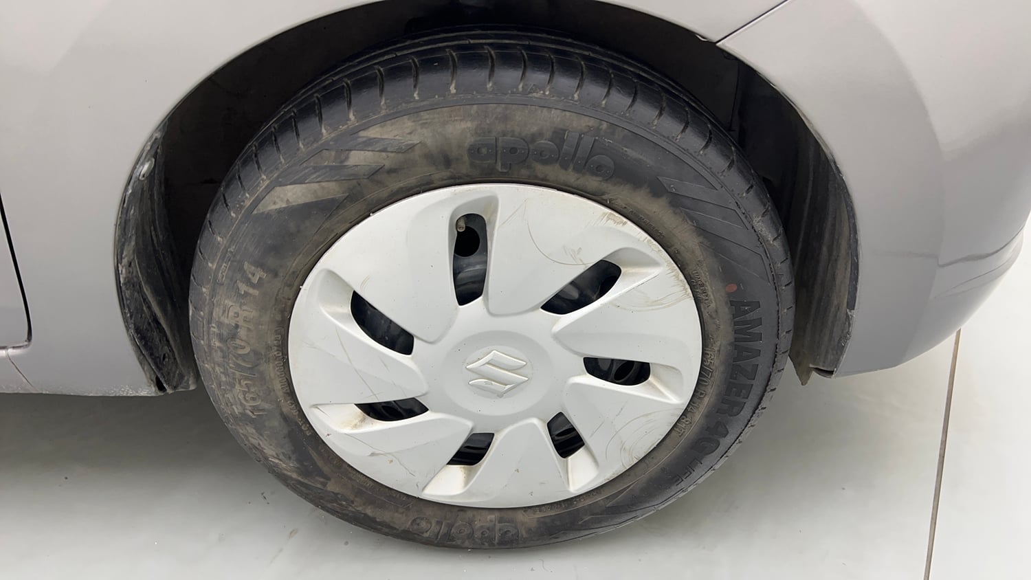 Used 2017 Maruti Suzuki Celerio ZXi AMT Petrol Automatic tyres RIGHT FRONT TYRE RIM VIEW