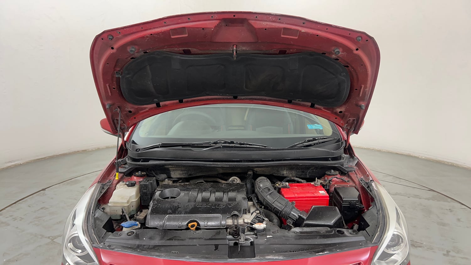 Used 2016 Hyundai Verna 1.6 CRDI SX Diesel Manual engine ENGINE & BONNET OPEN FRONT VIEW