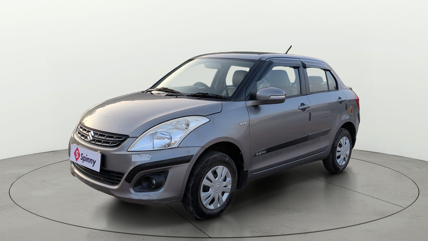 Used 2014 Maruti Suzuki Swift Dzire VXI Petrol Manual exterior LEFT FRONT CORNER VIEW