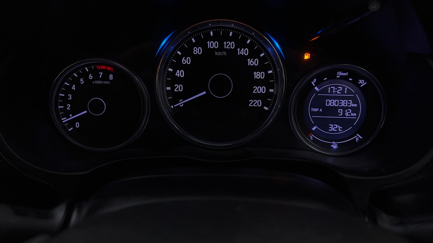 Used 2020 Honda City V Petrol Petrol Manual interior CLUSTERMETER VIEW