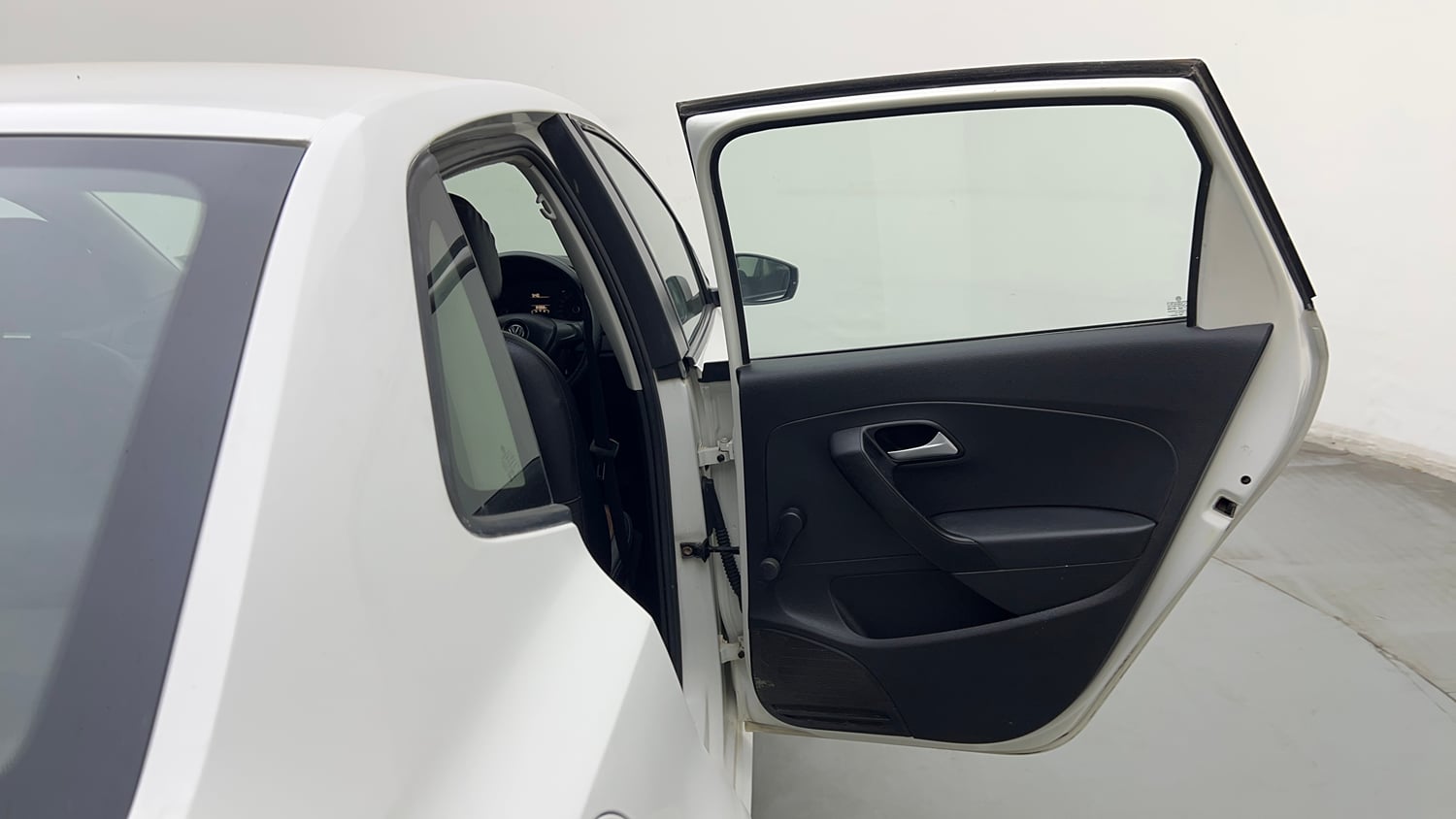 Used 2020 Volkswagen Ameo Trendline 1.0L (P) Petrol Manual interior RIGHT REAR DOOR OPEN VIEW