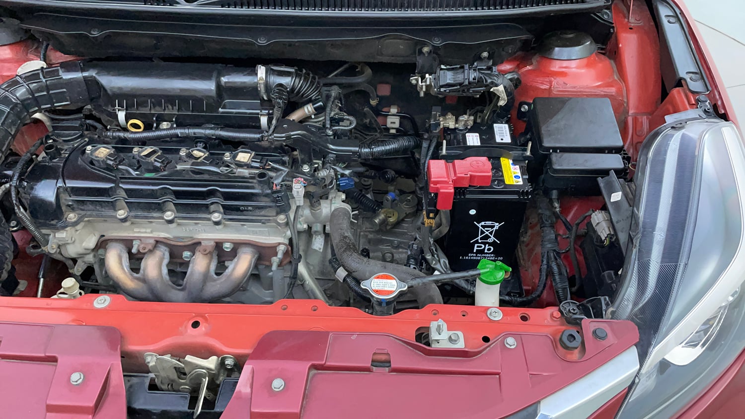 Used 2020 Maruti Suzuki Baleno Zeta Petrol Manual engine ENGINE LEFT SIDE VIEW