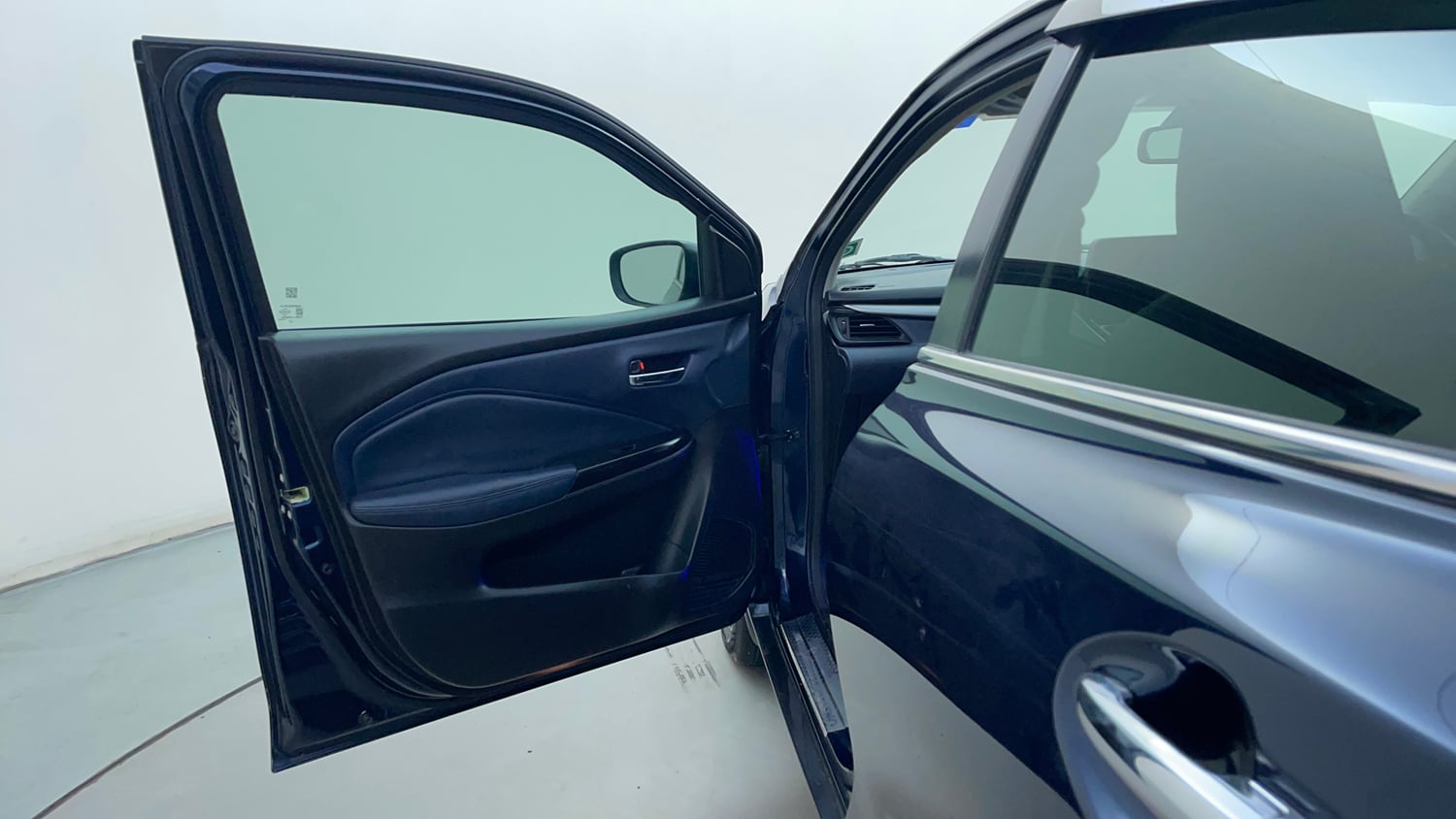 Used 2022 Maruti Suzuki Baleno Alpha AGS Petrol Automatic interior LEFT FRONT DOOR OPEN VIEW