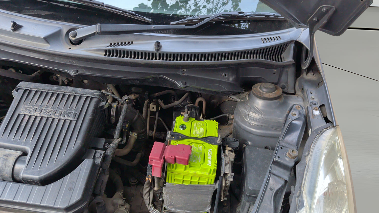 Used 2014 Maruti Suzuki Swift Dzire VXI Petrol Manual engine ENGINE LEFT SIDE VIEW