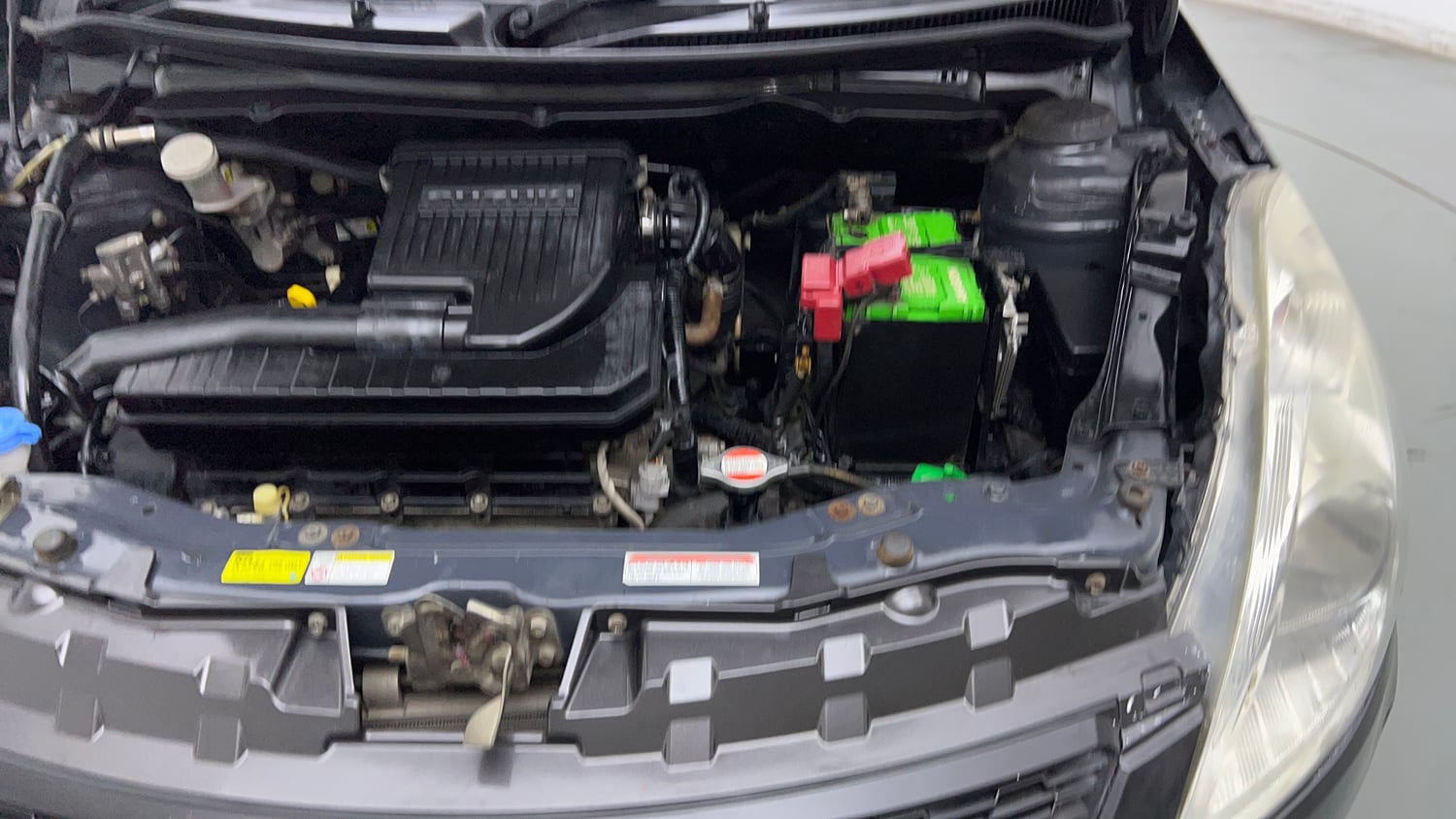 Used 2017 Maruti Suzuki Swift Lxi (O) Petrol Manual engine ENGINE LEFT SIDE VIEW