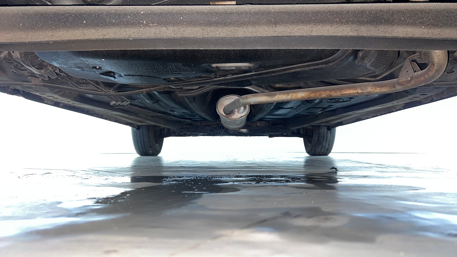Used 2021 Maruti Suzuki Wagon R 1.0 VXi (O) 1.0 Petrol Manual extra REAR UNDERBODY VIEW (TAKEN FROM REAR)