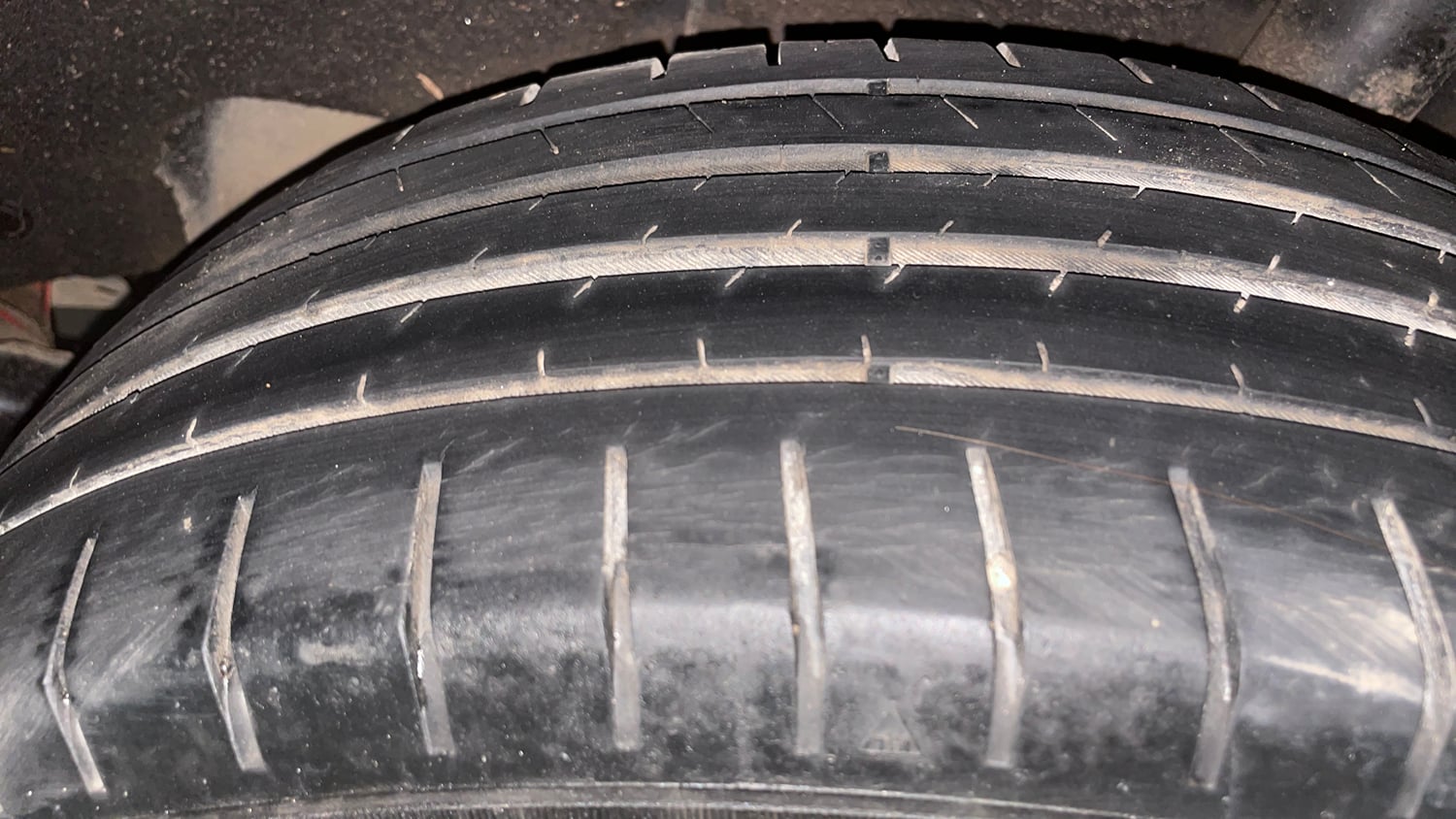 Used 2020 Maruti Suzuki Baleno Zeta Petrol Manual tyres LEFT REAR TYRE TREAD VIEW