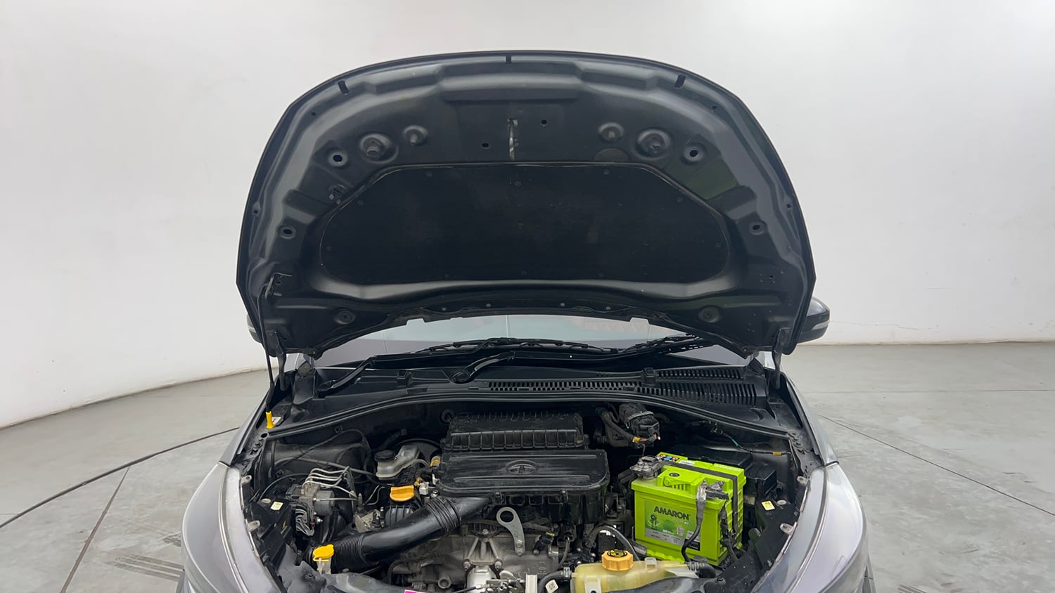 Used 2022 Tata Tiago XZA Plus Petrol Automatic engine ENGINE & BONNET OPEN FRONT VIEW