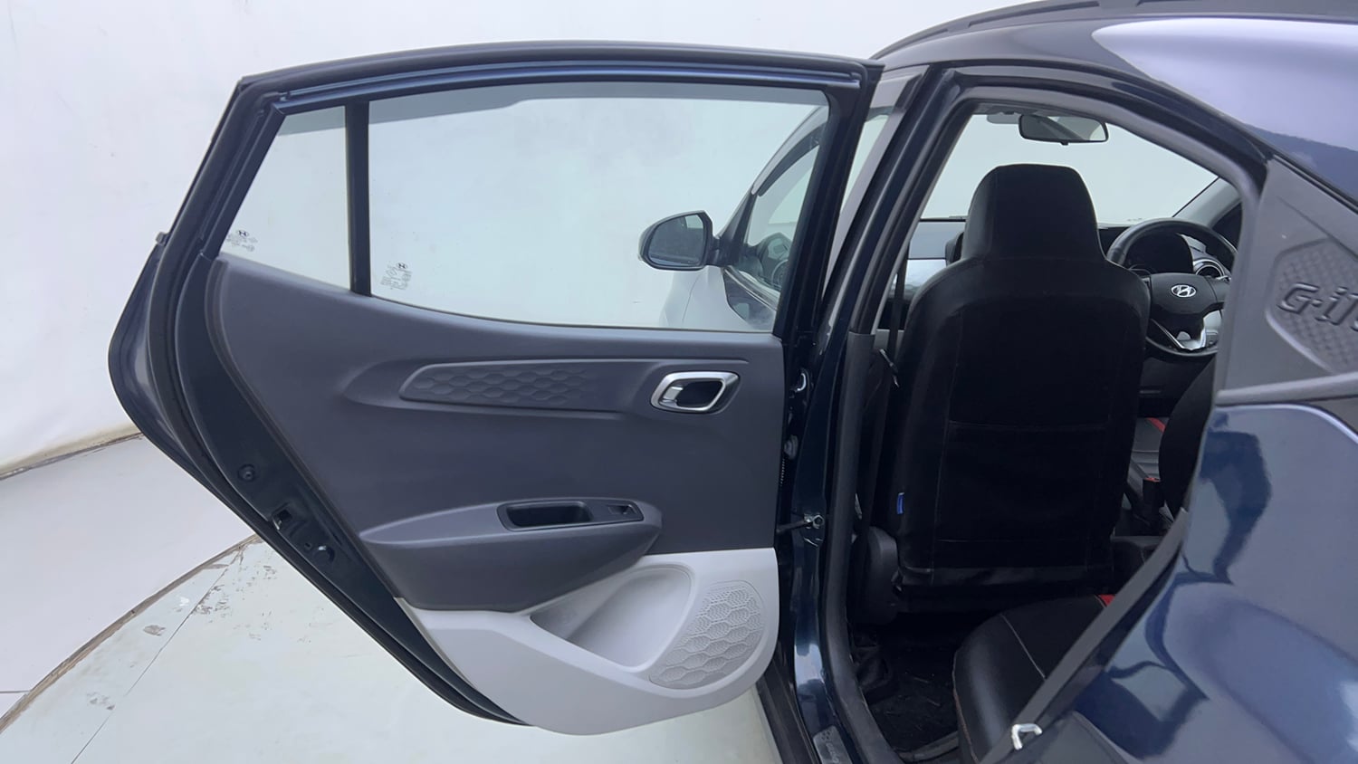 Used 2022 Hyundai Grand i10 Nios Sportz 1.2 Kappa VTVT Petrol Manual interior LEFT REAR DOOR OPEN VIEW