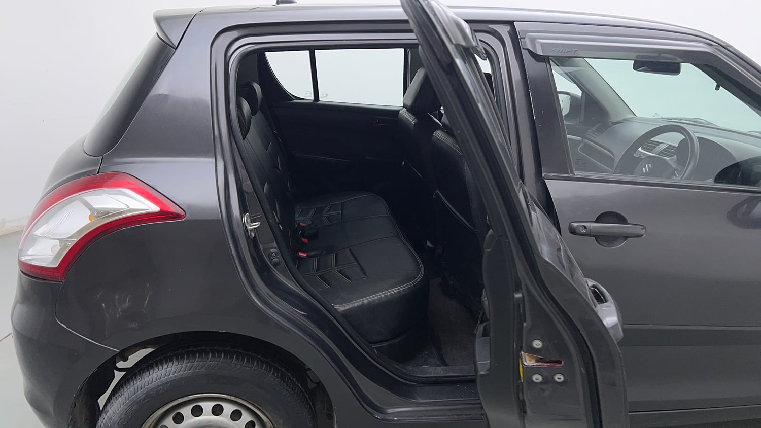 Used 2017 Maruti Suzuki Swift Lxi (O) Petrol Manual interior RIGHT SIDE REAR DOOR CABIN VIEW