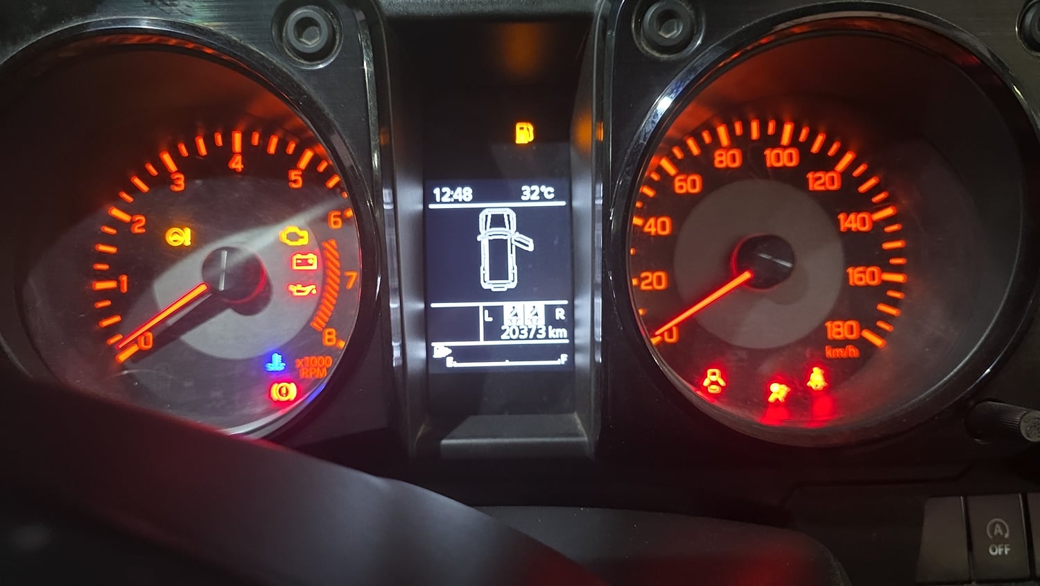 Used 2024 Maruti Suzuki Jimny Zeta MT Petrol Manual interior CLUSTERMETER VIEW