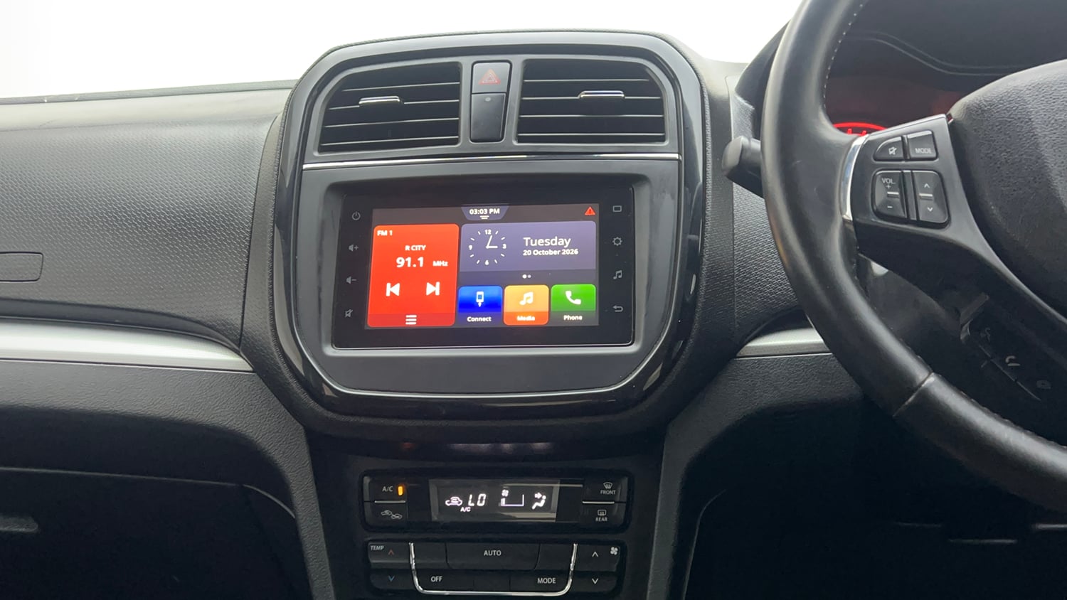 Used 2021 Toyota Urban Cruiser Premium Grade MT Petrol Manual interior MUSIC SYSTEM & AC CONTROL VIEW