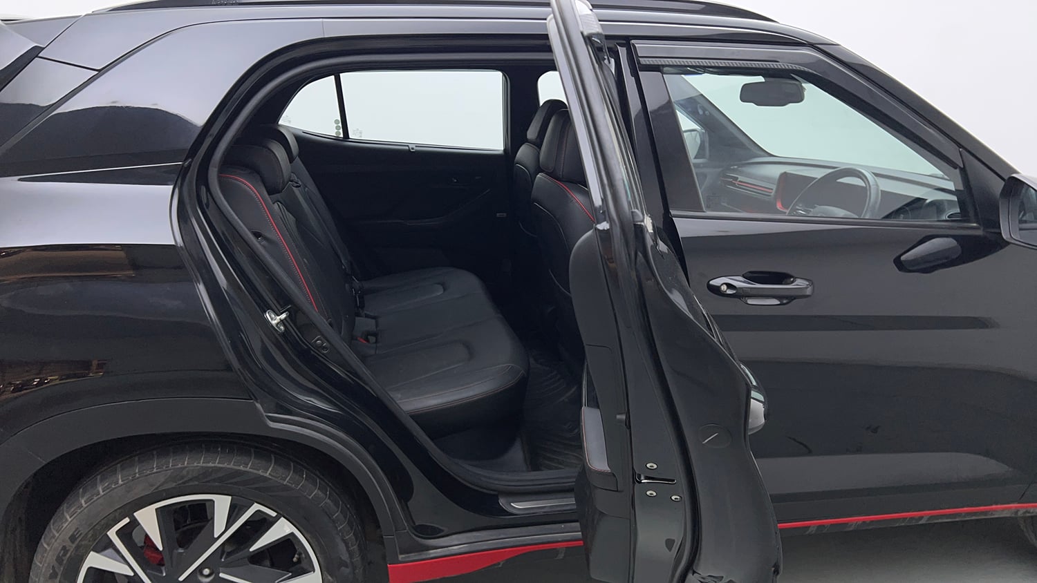Used 2024 Hyundai Creta N-Line N10 1.5 Turbo DCT Petrol Automatic interior RIGHT SIDE REAR DOOR CABIN VIEW