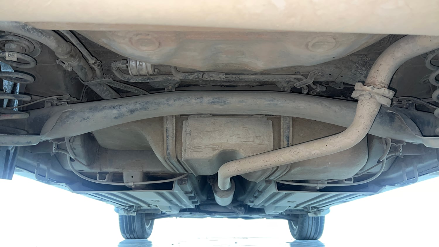 Used 2021 Toyota Urban Cruiser Premium Grade MT Petrol Manual extra REAR UNDERBODY VIEW (TAKEN FROM REAR)