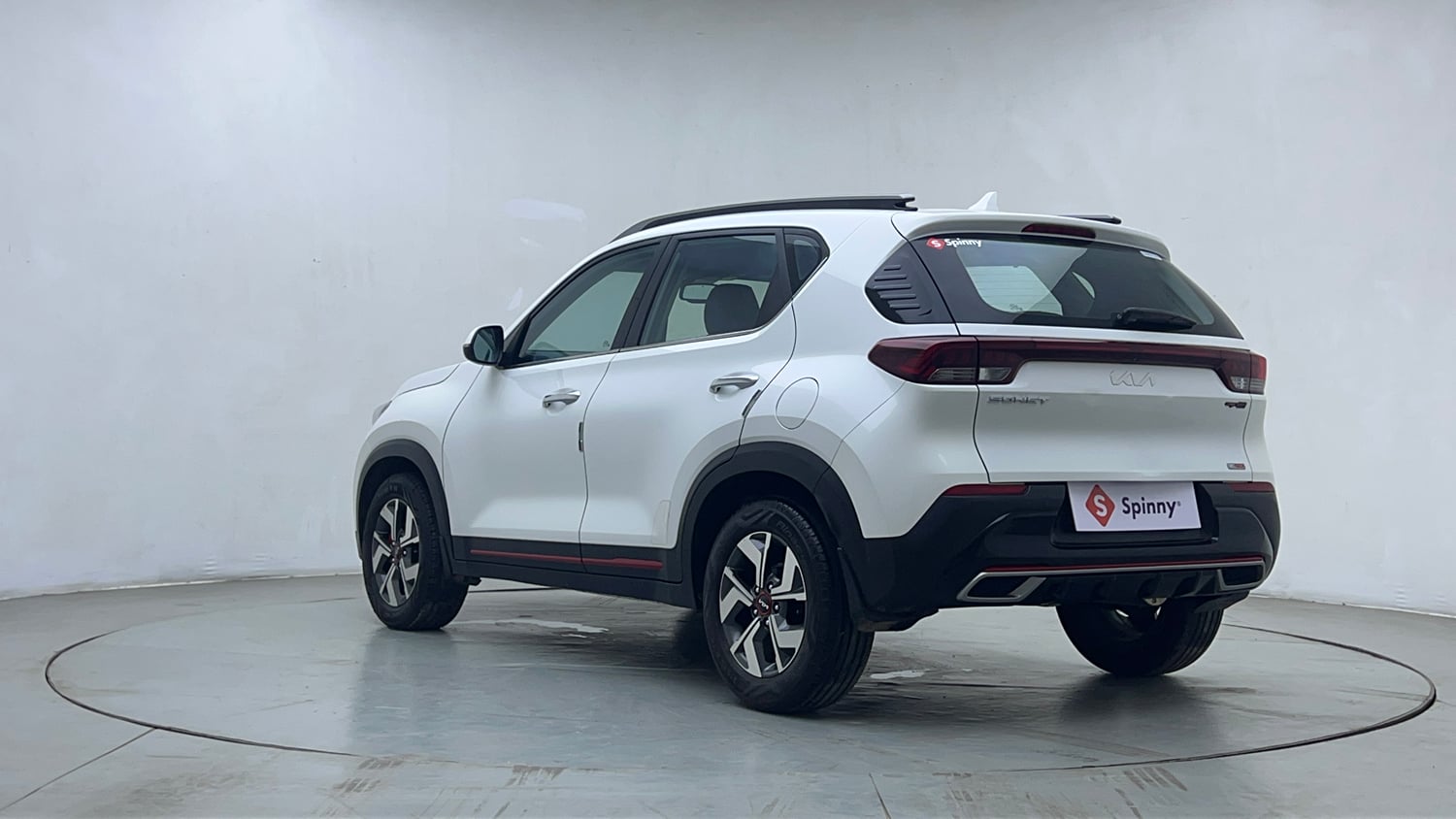 Used 2022 Kia Sonet GTX Plus 1.0 iMT Petrol Manual exterior LEFT REAR CORNER VIEW