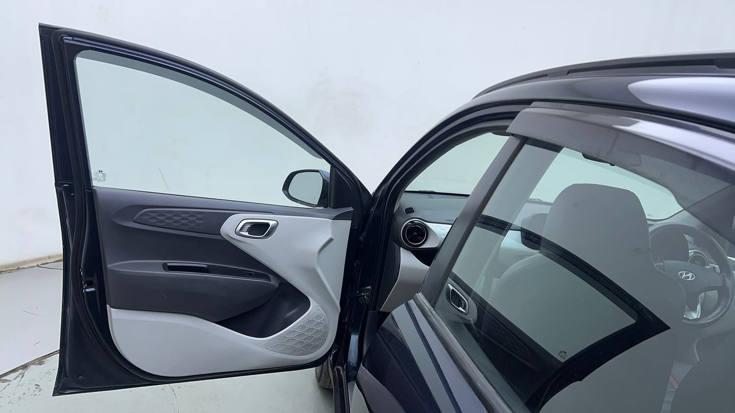 Used 2022 Hyundai Grand i10 Nios Sportz 1.2 Kappa VTVT Petrol Manual interior LEFT FRONT DOOR OPEN VIEW
