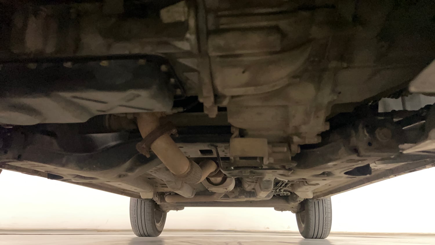 Used 2025 Tata Nexon Fearless Plus S 1.5 Revotorq Diesel 6MT DT Diesel Manual extra FRONT LEFT UNDERBODY VIEW