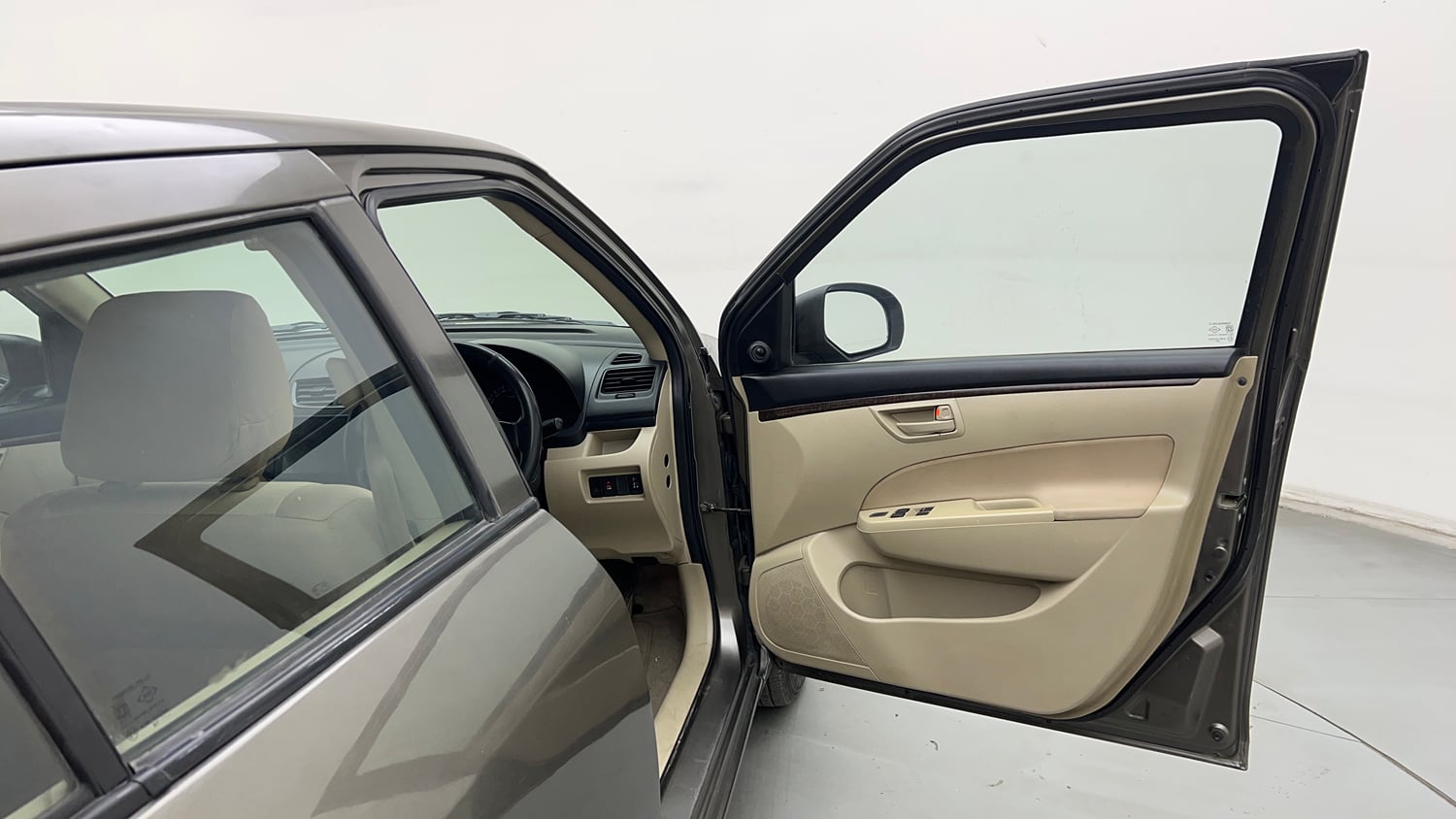 Used 2015 Maruti Suzuki Swift Dzire LXI (O) Petrol Manual interior RIGHT FRONT DOOR OPEN VIEW
