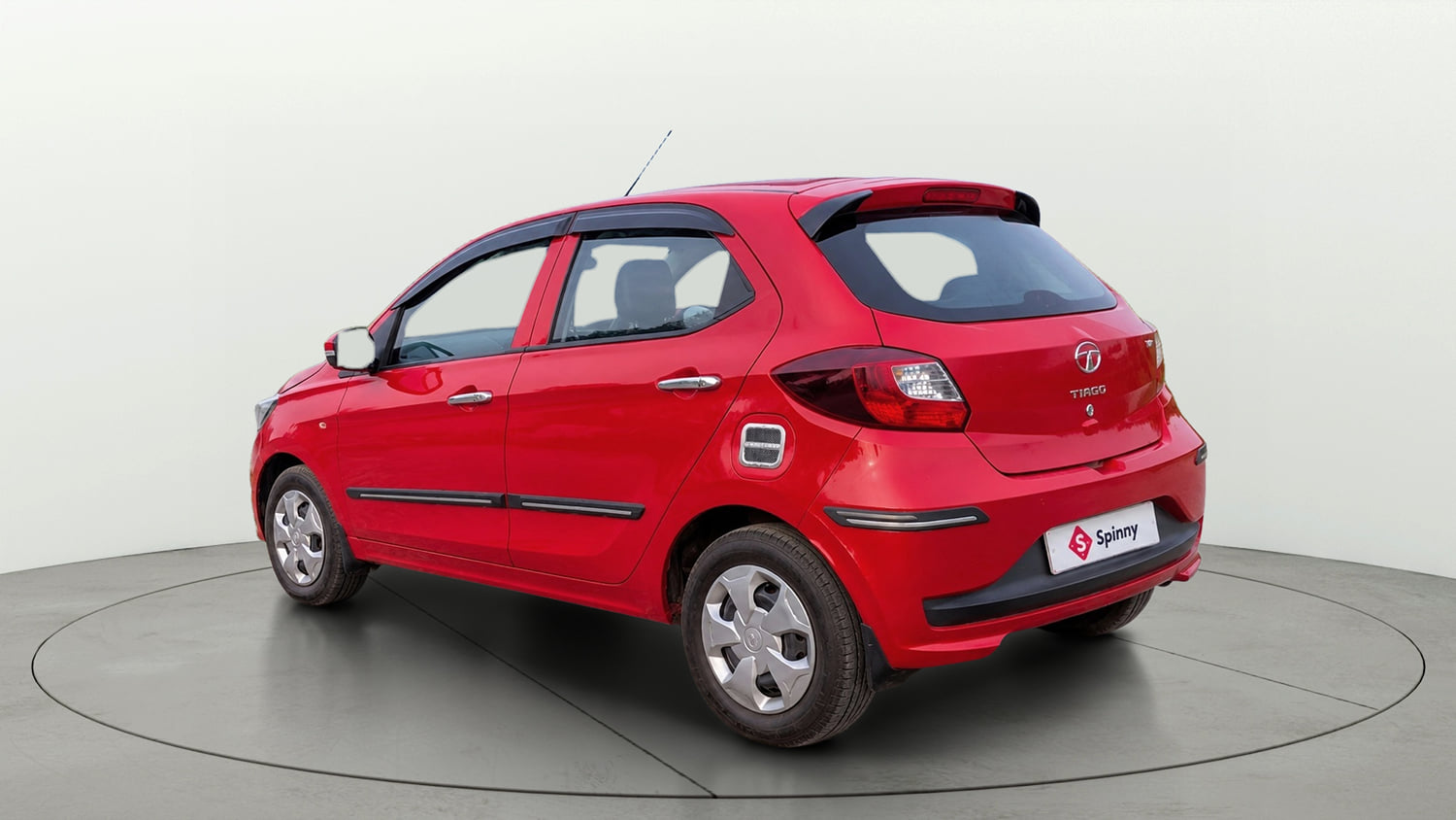Used 2021 Tata Tiago XT Petrol Manual exterior LEFT REAR CORNER VIEW