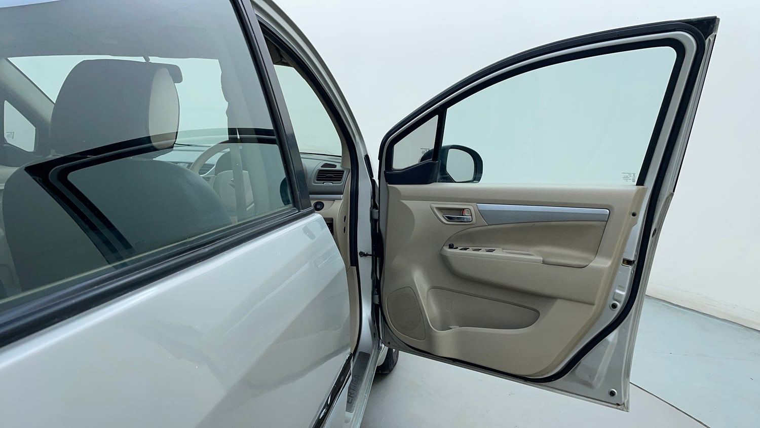 Used 2017 Maruti Suzuki Ertiga ZXI+ Petrol Manual interior RIGHT FRONT DOOR OPEN VIEW