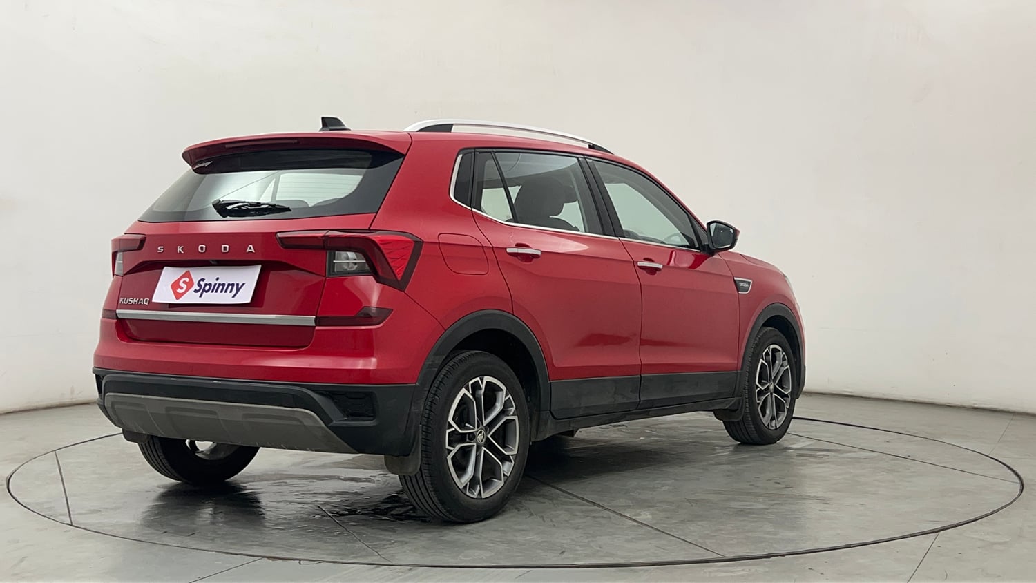 Used 2022 Skoda Kushaq Style 1.0L TSI AT Petrol Automatic exterior RIGHT REAR CORNER VIEW
