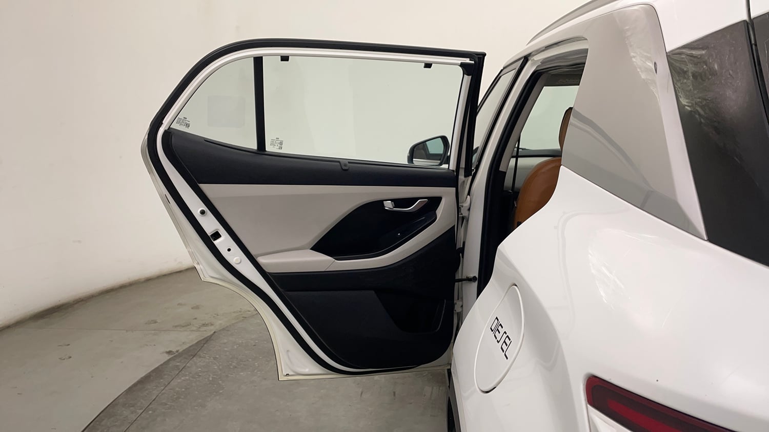 Used 2020 Hyundai Creta SX 1.5 Diesel Diesel Manual interior LEFT REAR DOOR OPEN VIEW
