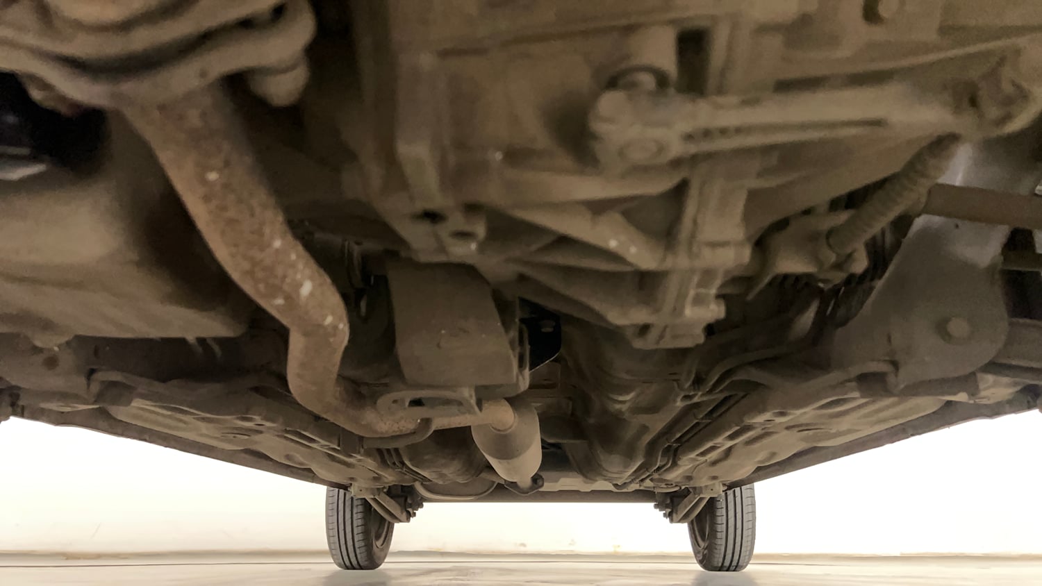 Used 2015 Maruti Suzuki Alto K10 VXi Petrol Manual extra FRONT LEFT UNDERBODY VIEW
