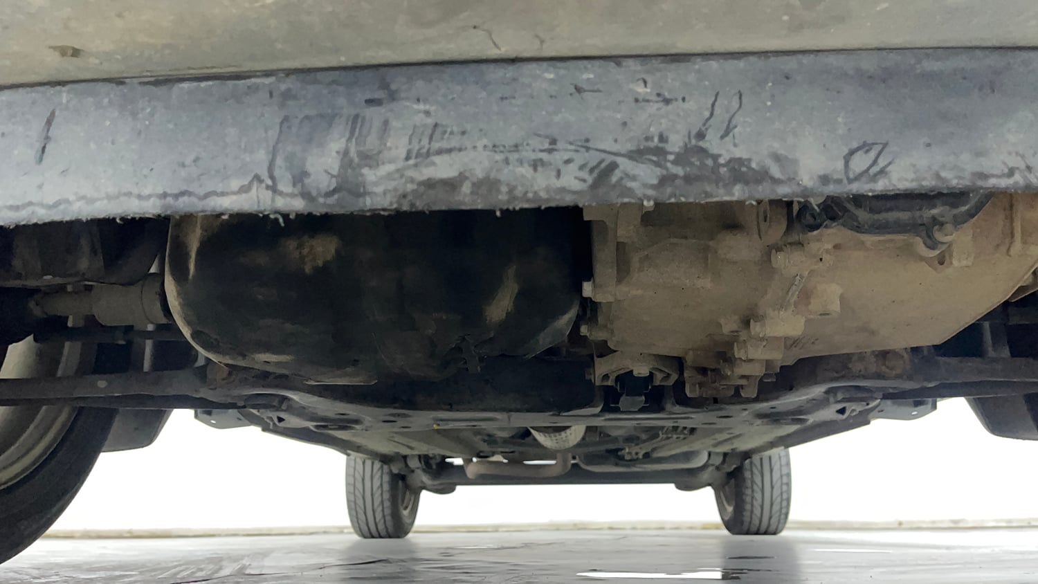 Used 2019 Ford EcoSport Titanium + 1.5L Ti-VCT AT Petrol Automatic extra FRONT LEFT UNDERBODY VIEW