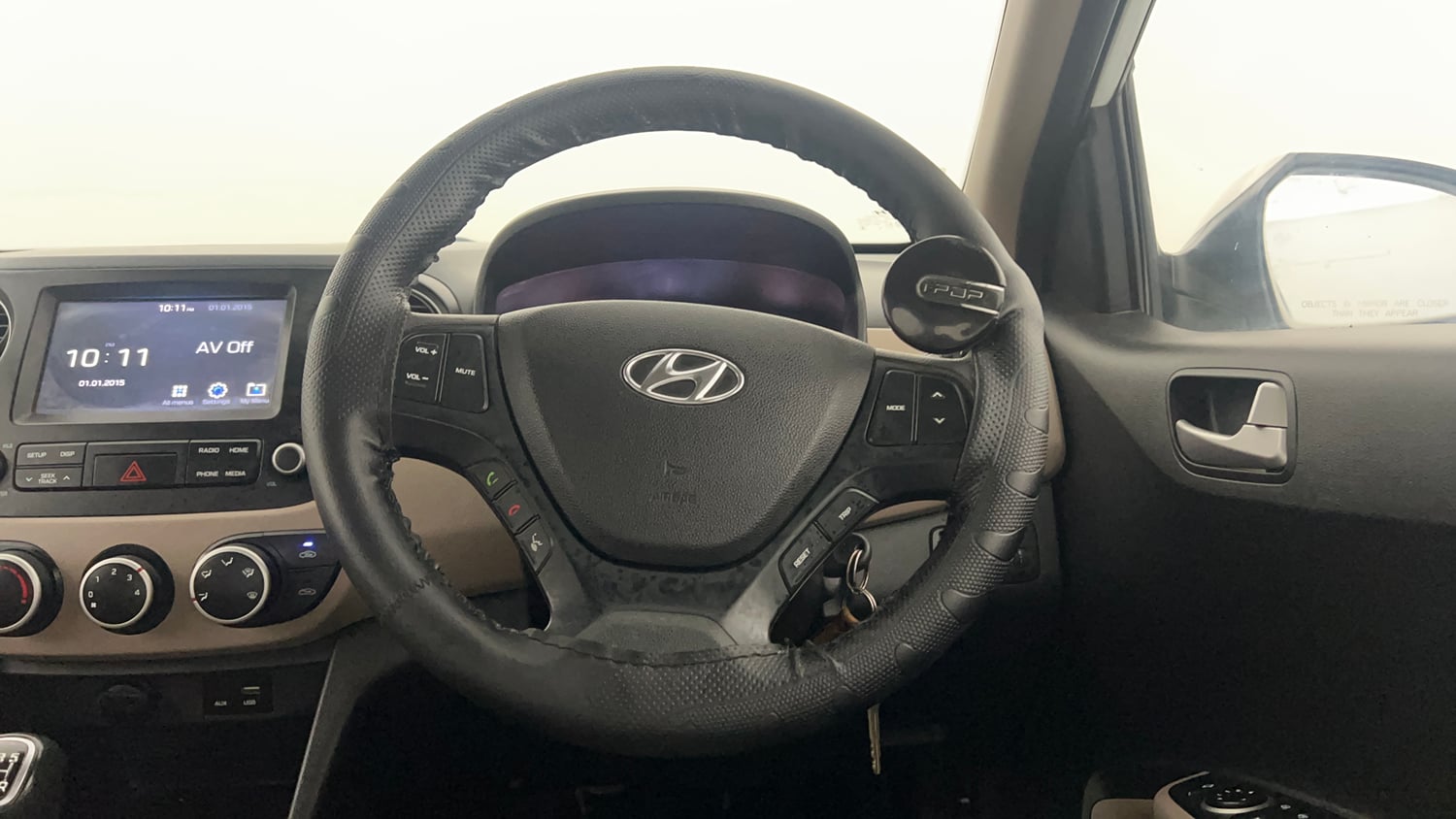 Used 2019 Hyundai Grand i10 Sportz 1.2 Kappa VTVT Petrol Manual interior STEERING VIEW