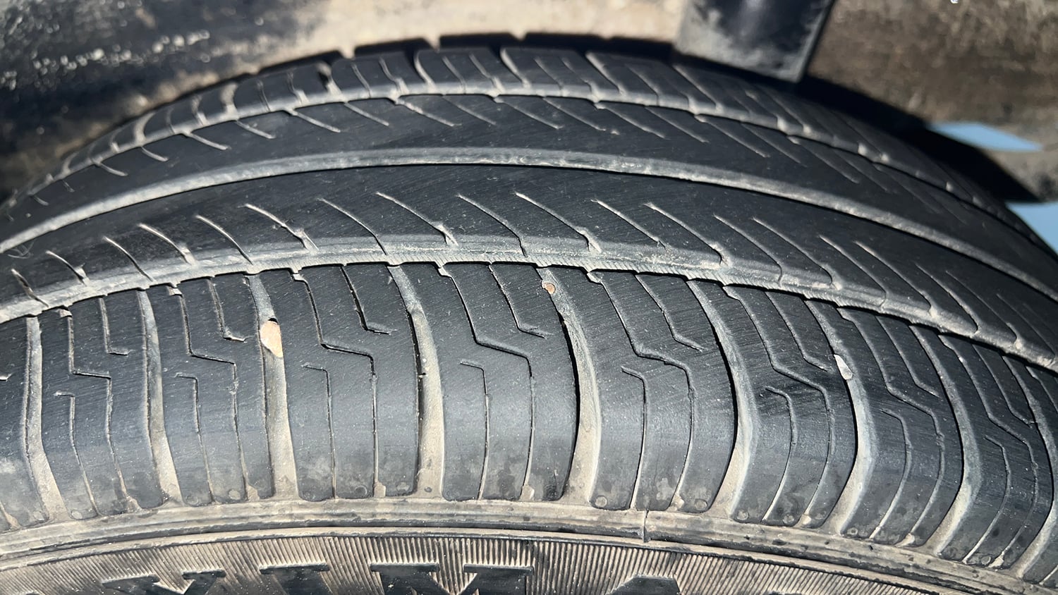 Used 2022 Maruti Suzuki Wagon R VXI 1.0 Petrol Manual tyres LEFT REAR TYRE TREAD VIEW