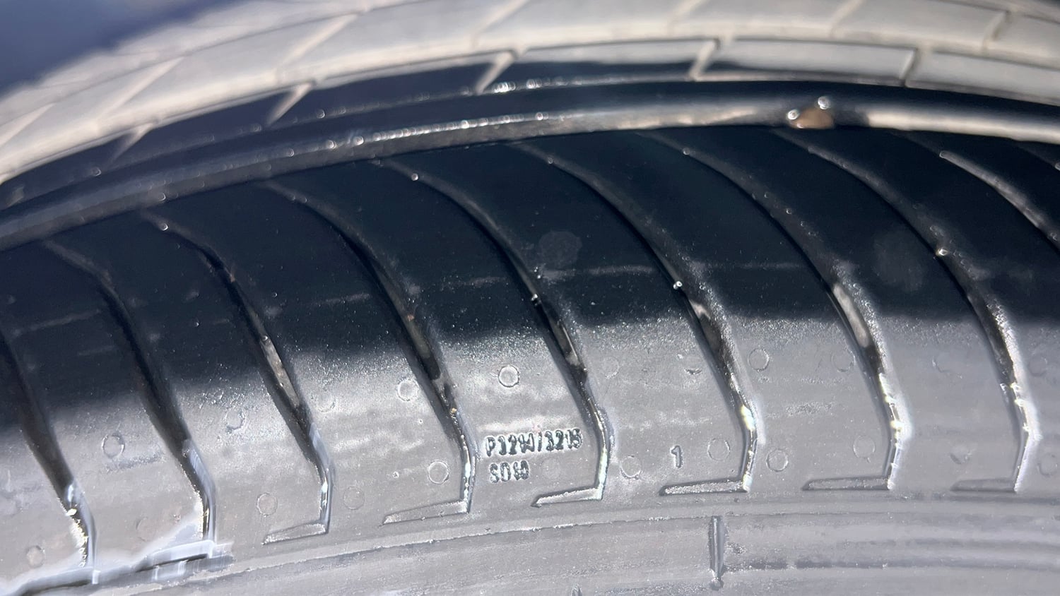 Used 2020 Tata Tiago Revotron XZ Plus Petrol Manual tyres RIGHT FRONT TYRE TREAD VIEW
