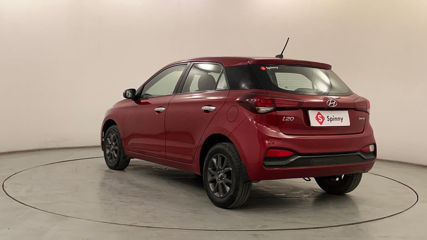 Used 2019 Hyundai Elite i20 Sportz Plus 1.2 Petrol Manual exterior LEFT REAR CORNER VIEW