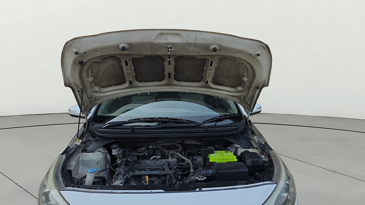 Used 2017 Hyundai Elite i20 Asta 1.2 (O) Petrol Manual engine ENGINE & BONNET OPEN FRONT VIEW