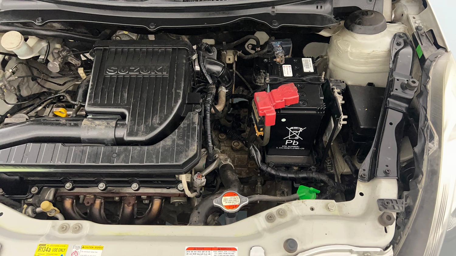 Used 2015 Maruti Suzuki Swift Dzire VXI Petrol Manual engine ENGINE LEFT SIDE VIEW