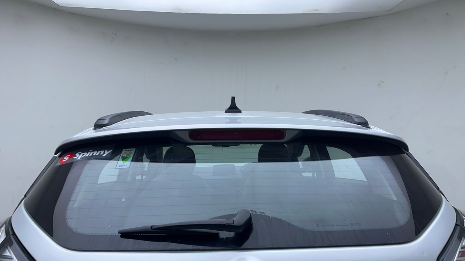 Used 2022 Tata Nexon XZA Plus (Premium) Diesel Jet Diesel Automatic exterior BACK WINDSHIELD VIEW