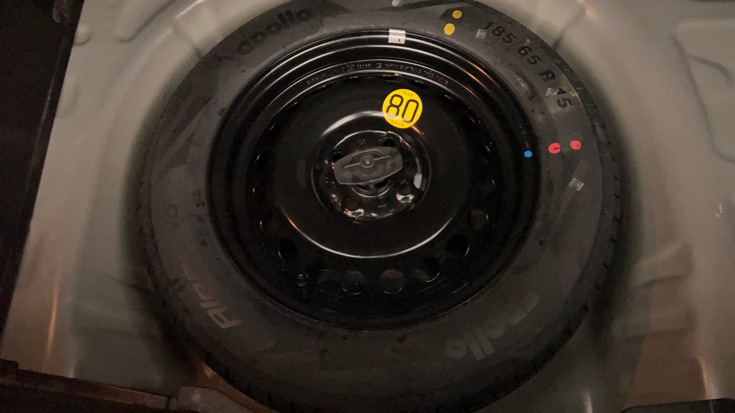 Used 2024 Maruti Suzuki Baleno Zeta MT Petrol Manual tyres SPARE TYRE VIEW