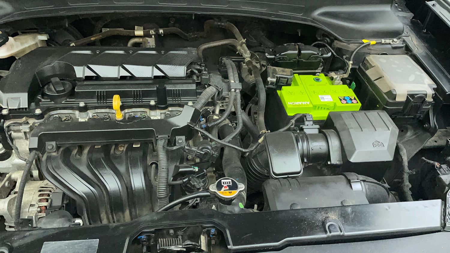 Used 2020 Hyundai Creta SX (O) 1.5 Petrol IVT Petrol Automatic engine ENGINE LEFT SIDE VIEW