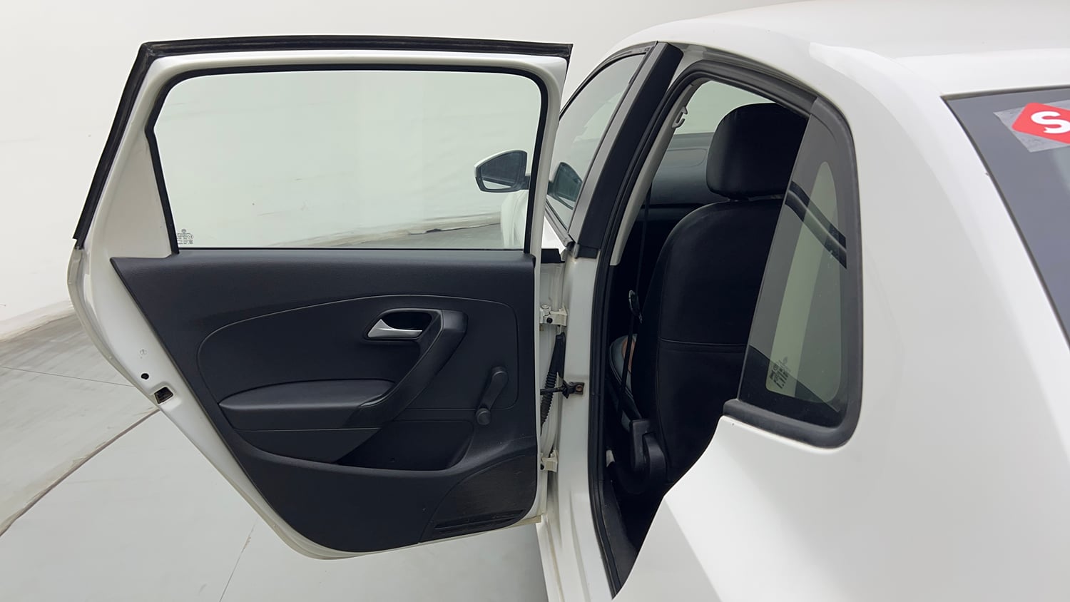 Used 2020 Volkswagen Ameo Trendline 1.0L (P) Petrol Manual interior LEFT REAR DOOR OPEN VIEW